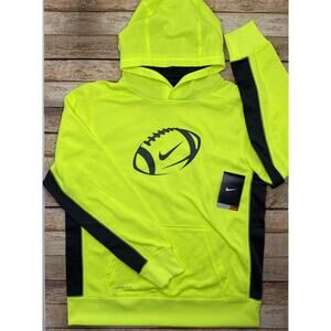Nike Boys Size XL Neon Therma-Fit Stay Warm Pullover Hoodie